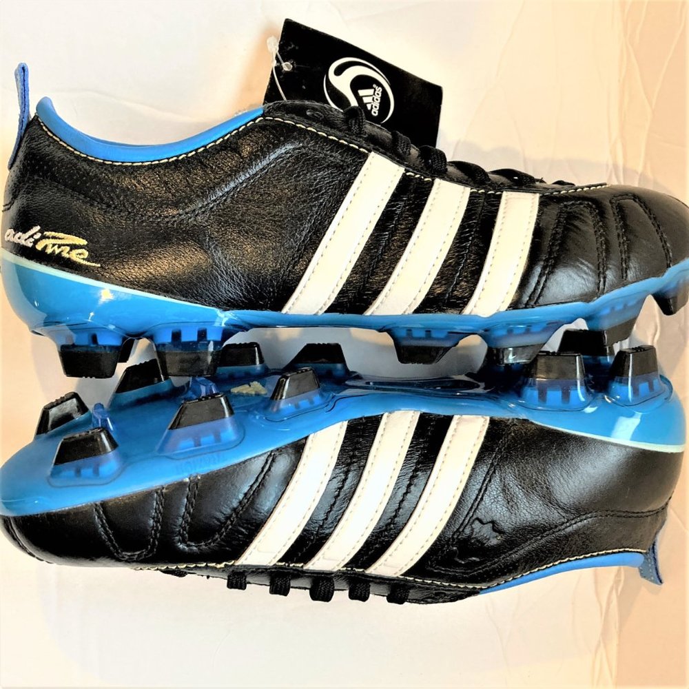 Adidas Shoes NWT Cleats AdiNova IV TRX RARE Retro G40633 Black Blue Men 8 Retro - Picture 4 of 5